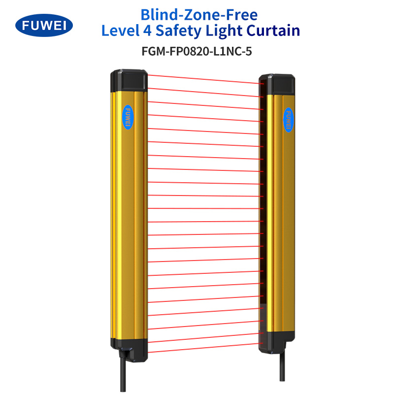 Blind-Zone-Freelevel 4 Biztonsági fényfüggöny FGM-FP0820-L1NC-5