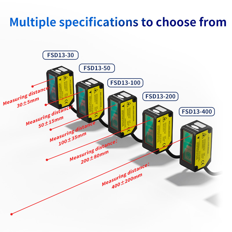 Lézeres elmozdulásérzékelő FSD13 sorozat Lézeres elmozdulásérzékelő FSD13 sorozat