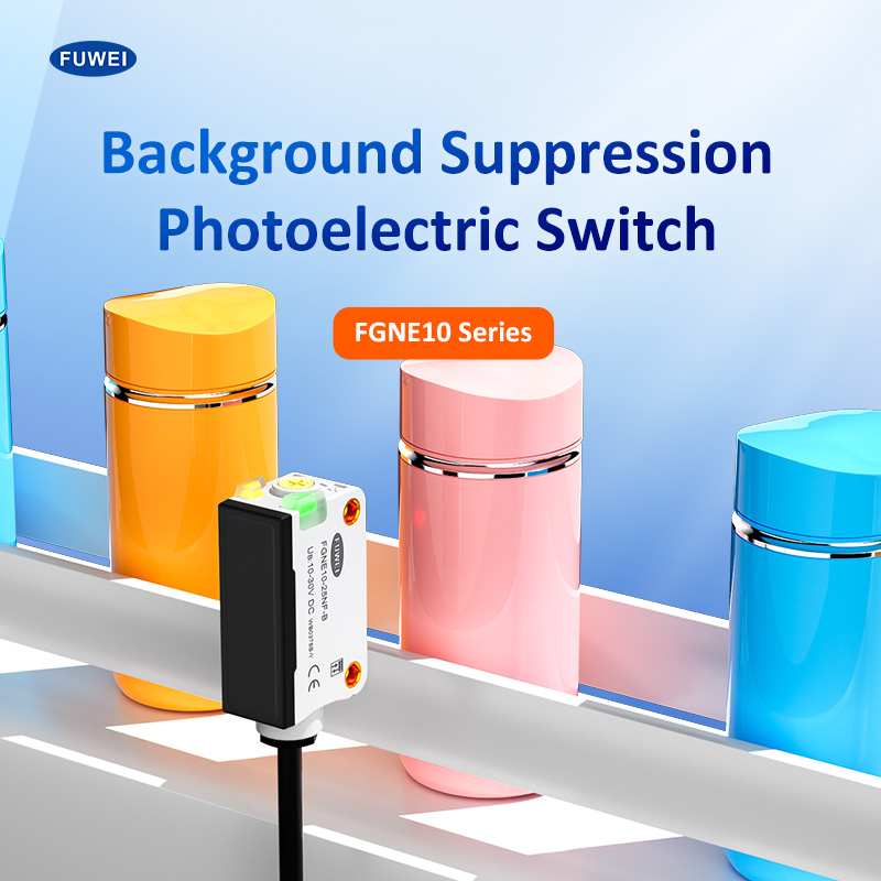 Négyzet alakú fotoelektromos érzékelő FGNE10-25NF-B